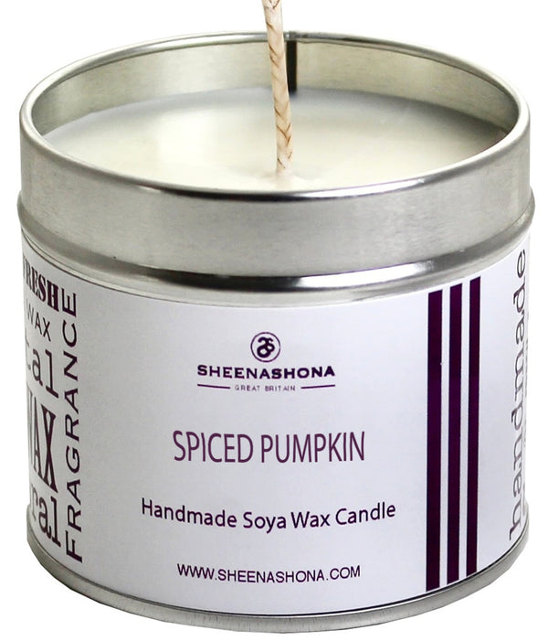 Spiced Pumkin Signature Soya Wax Candle Tin