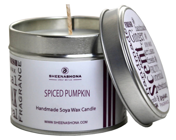 Spiced Pumkin Signature Soya Wax Candle Tin
