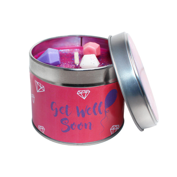 Get Well Soon Soya Wax Candle Tin