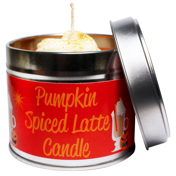 Spiced Pumkin Latte Soya Wax Candle Tin