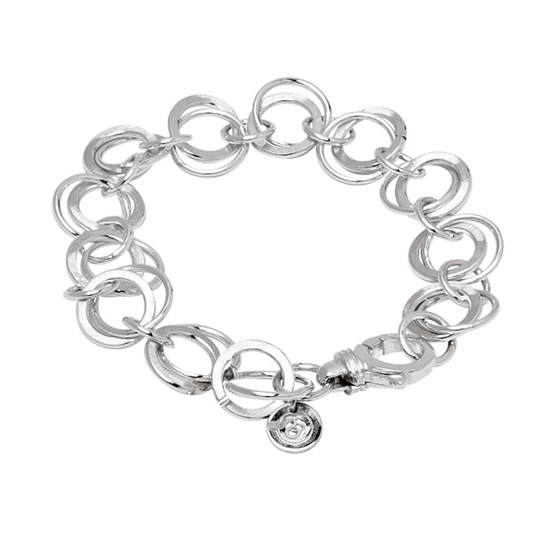 Sterling Silver Interlocking Bracelet