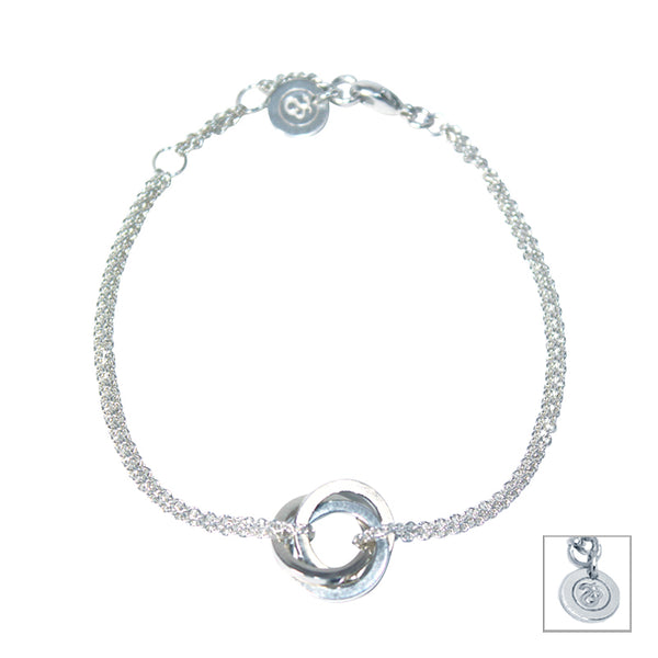 Sterling Silver Interlocking Bracelet
