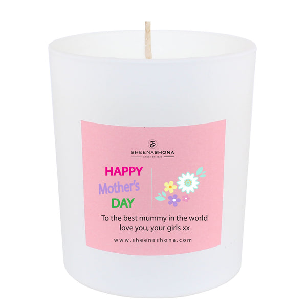 Happy Mother's Day Personalised Luxury Soya Wax Gift Boxed Candle