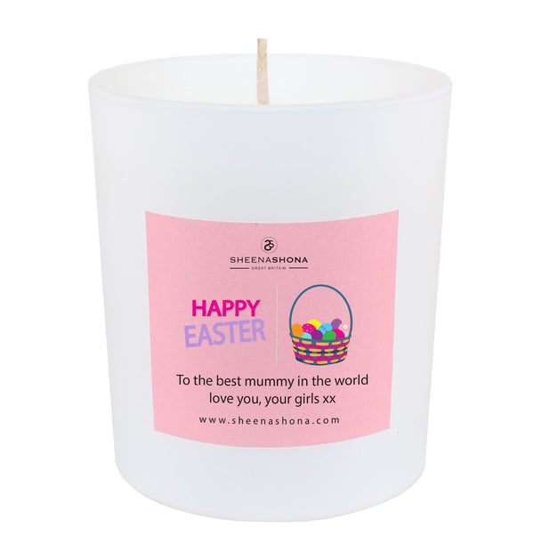 Happy Easter Personalised Luxury Soya Wax Gift Boxed Candle
