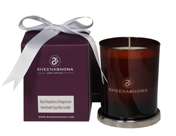Black Raspberry & Peppercorn Scented Luxury Signature Soya Wax Candle