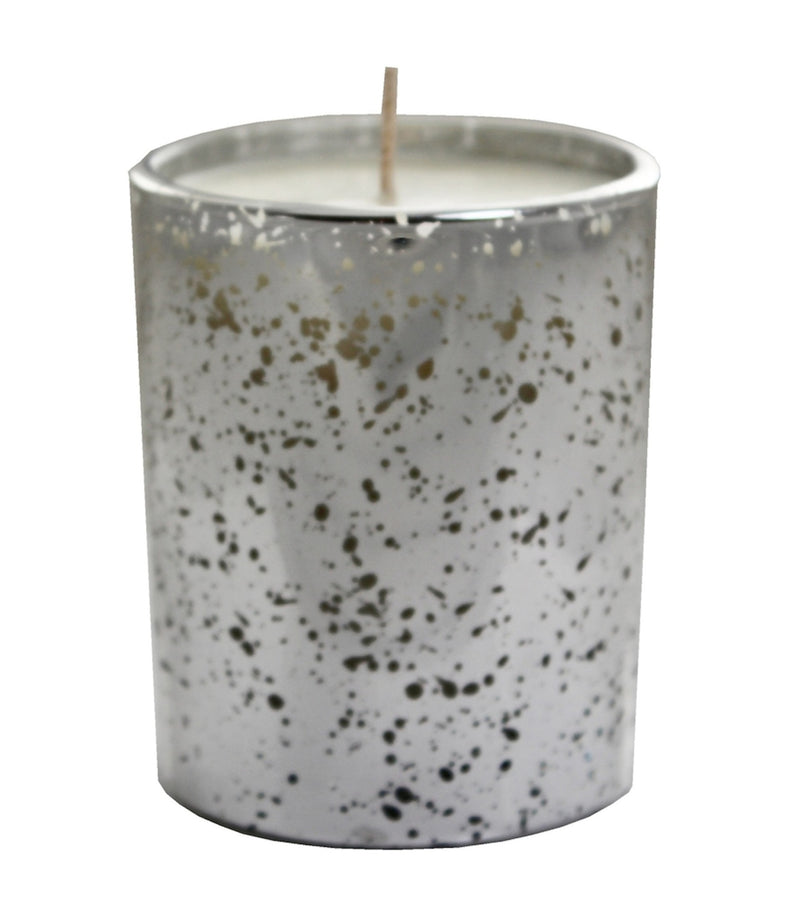 Christmas Gingerbread Luxury Silver Electroplated Soya Wax Candle
