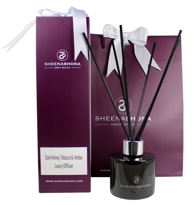 Dark Honey, Tobacco & Amber Luxury Signature Diffuser