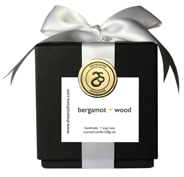 bergamot + wood Hotel Collection Luxury Candle