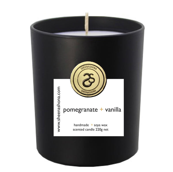 pomegranate + vanilla Hotel Collection Luxury Candle