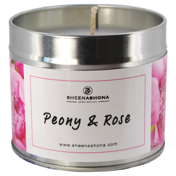 Peony & Rose Signature Soya Wax Candle Tin