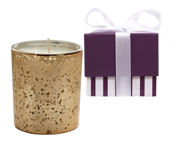 Christmas Gingerbread Luxury Yellow Gold Soya Wax Candle