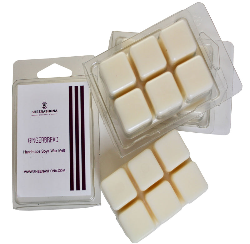 Gingerbread Scented Signature Clamshell Soya Wax Melt Bundle x 4