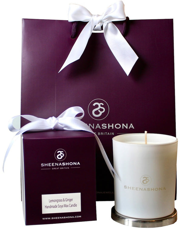 SheenashonaLemongrass&GingerSoyaWax30clLottie&Packaging