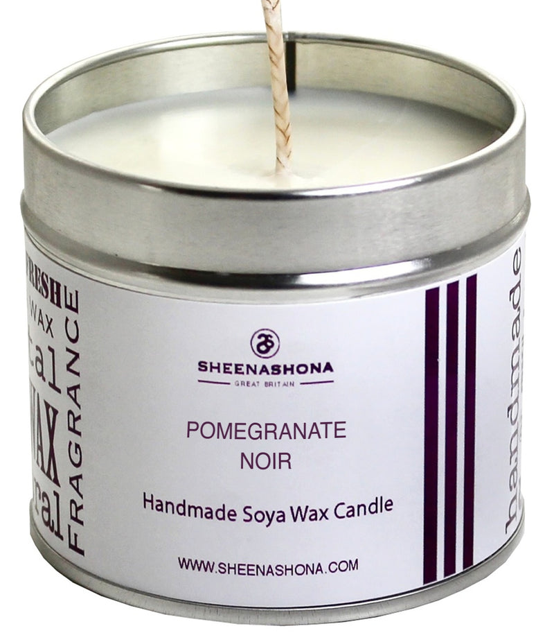 Pomegranate Noir Scented Signature Soya Wax Candle Tin