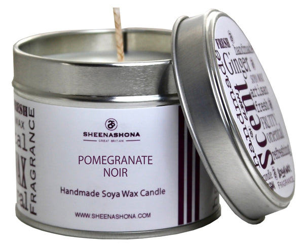 Pomegranate Noir Signature Soya Wax Candle Tin