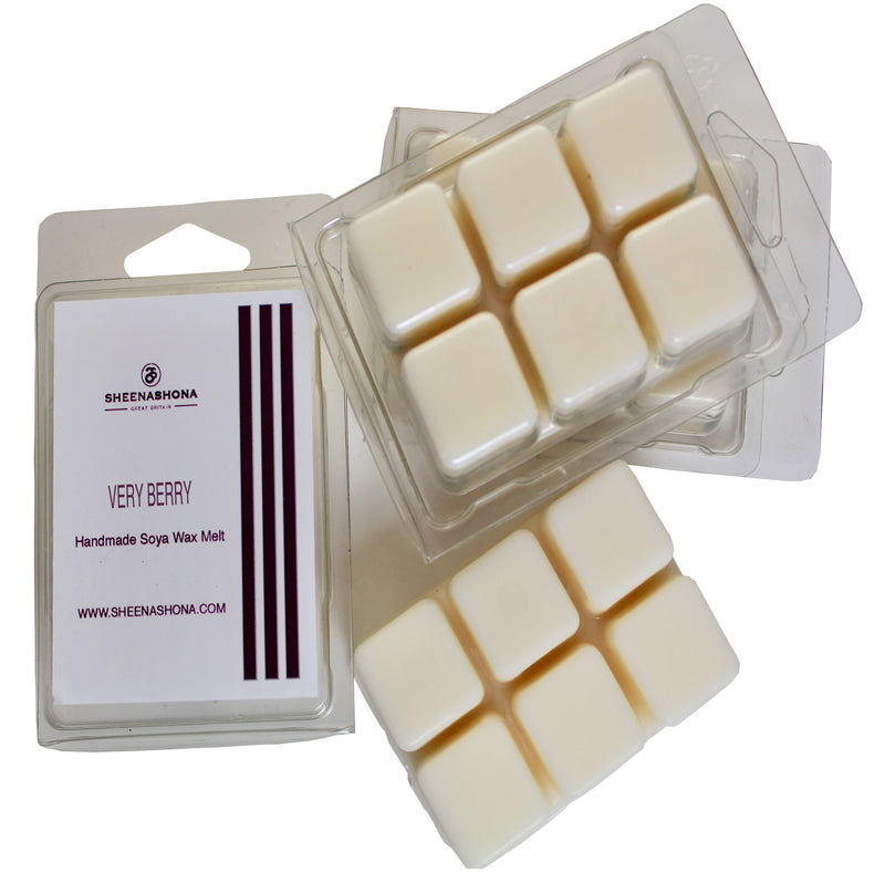 Very Berry Scented Signature Clamshell Soya Wax Melt Bundle x 4