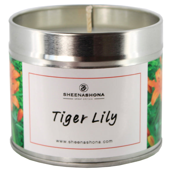 Tiger Lily Signature Soya Wax Candle Tin