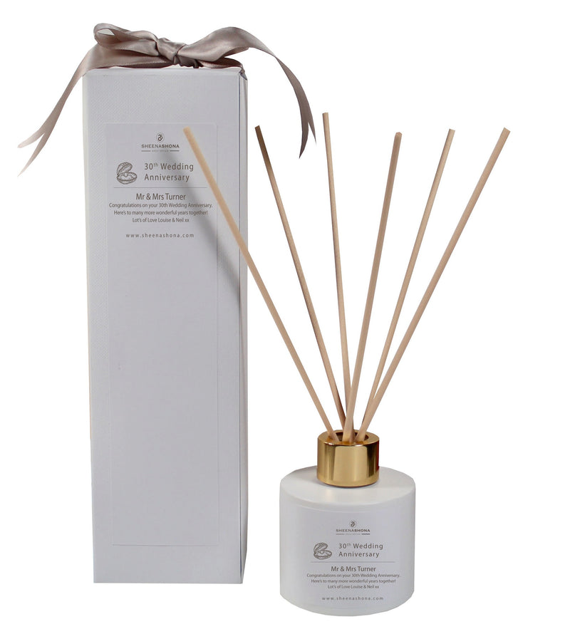 30th Year Peal Wedding Anniversary Luxury Candle