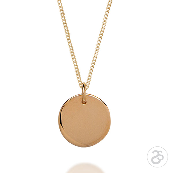 Yellow Gold Halo Pendant