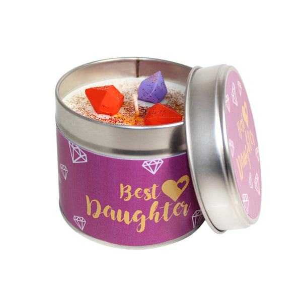 Best Daughter Soya Wax Candle Tin