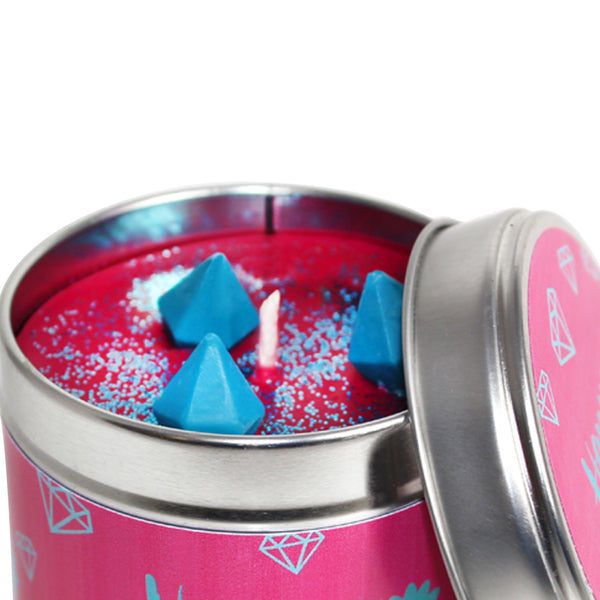 Happy Mothers Day Soya Wax Candle Tin In Pink