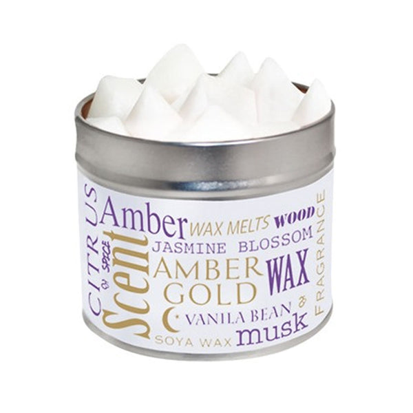 Amber Gold Scented Diamond Shaped Soya Wax Melts