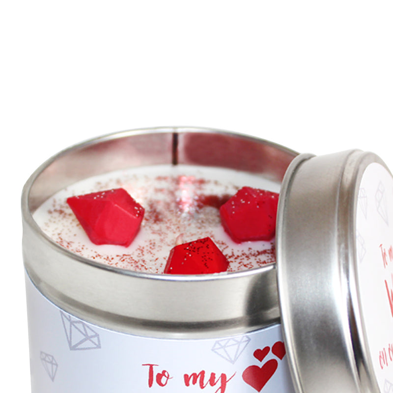 To My Wife On Our Anniversary Soya Wax Candle Tin