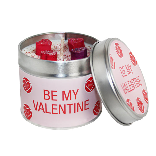 Be My Valentine Soya Wax Candle Tin