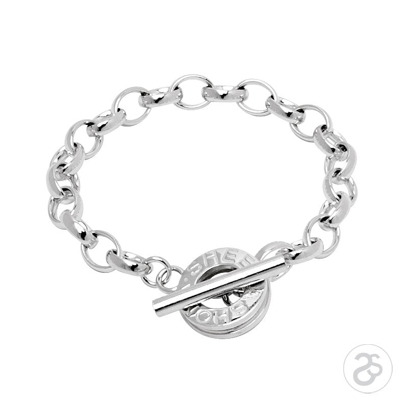 Sterling Silver Designer Belcher Bracelet