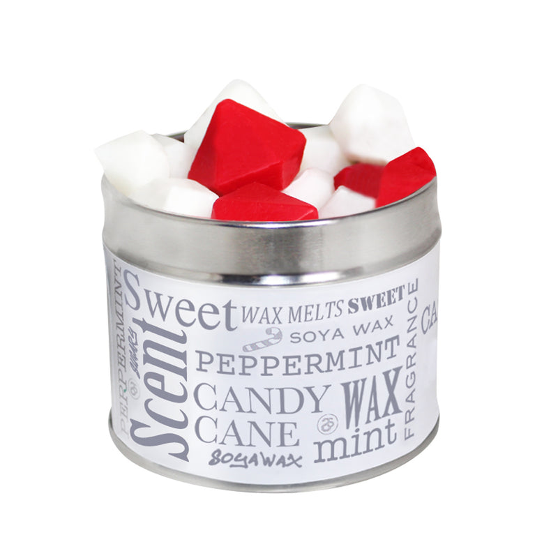 Peppermint Candy Scented Diamond Shaped Soya Wax Melts