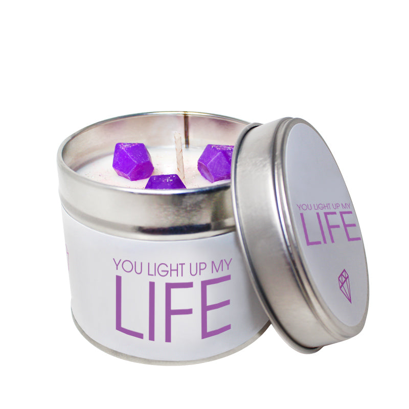 You Light Up My Life Soya Wax 'Cheeky' Candle Tin