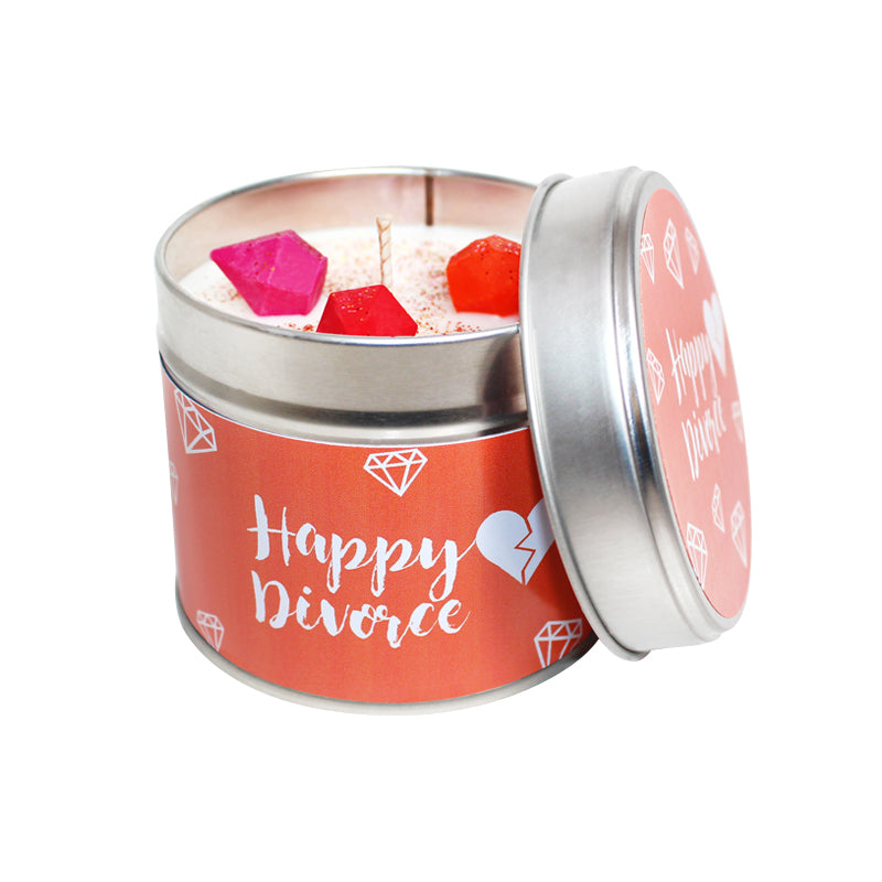 Happy Divorce Soya Wax Candle Tin