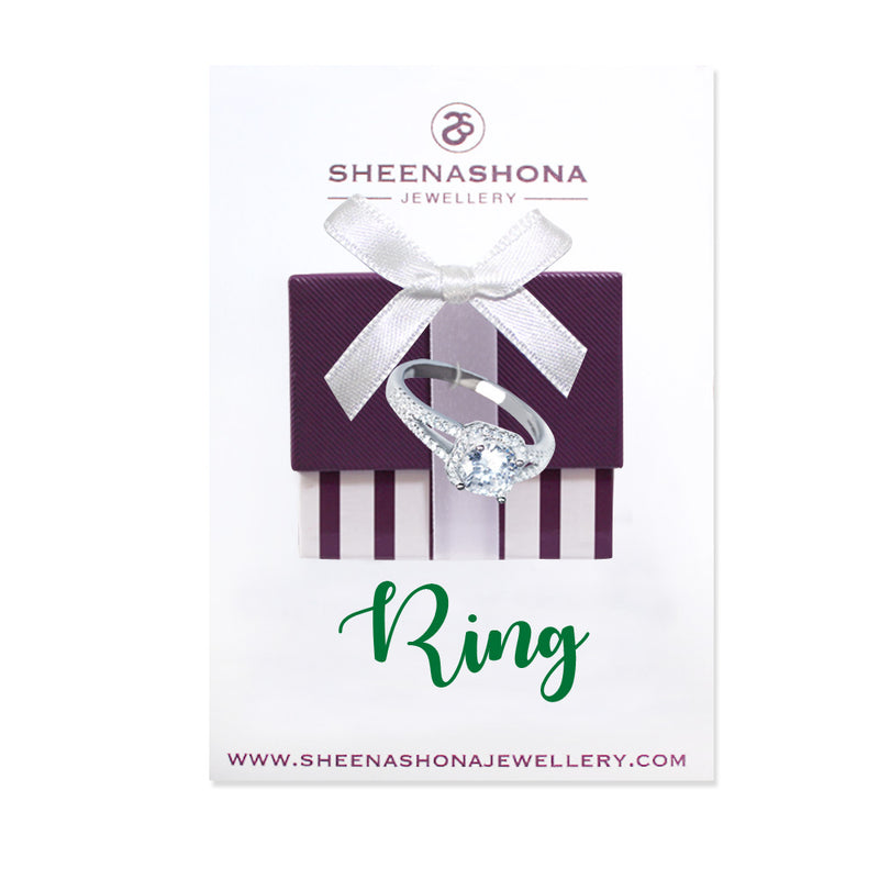 Sterling Silver Dubai Pave Ring