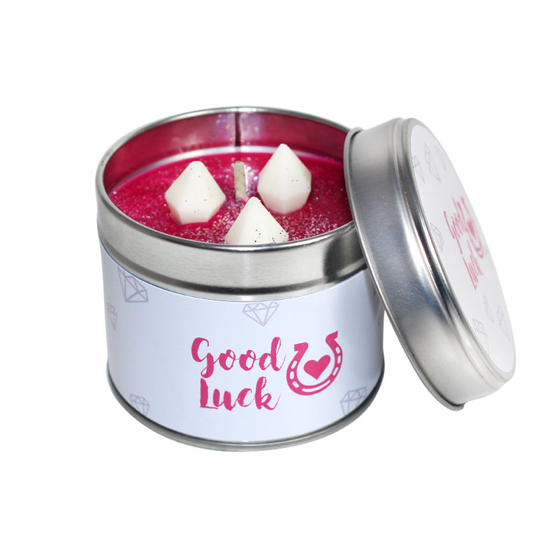 Good Luck Soya Wax Candle Tin