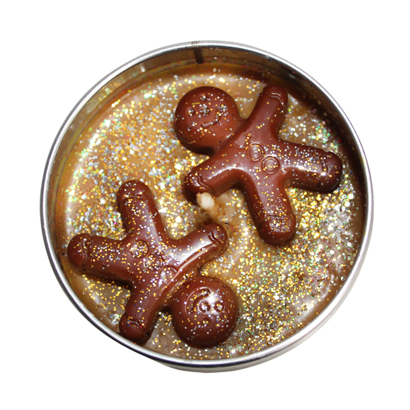 Christmas Warm Gingerbread Soya Wax Candle Tin