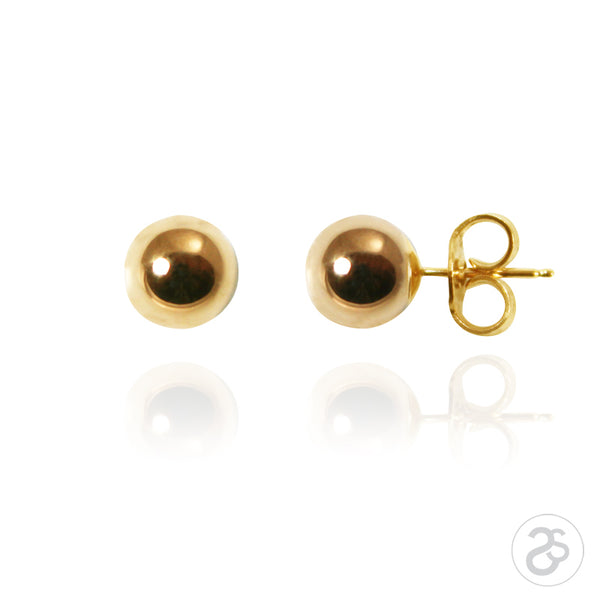 9ct Yellow Gold Ball Earrings