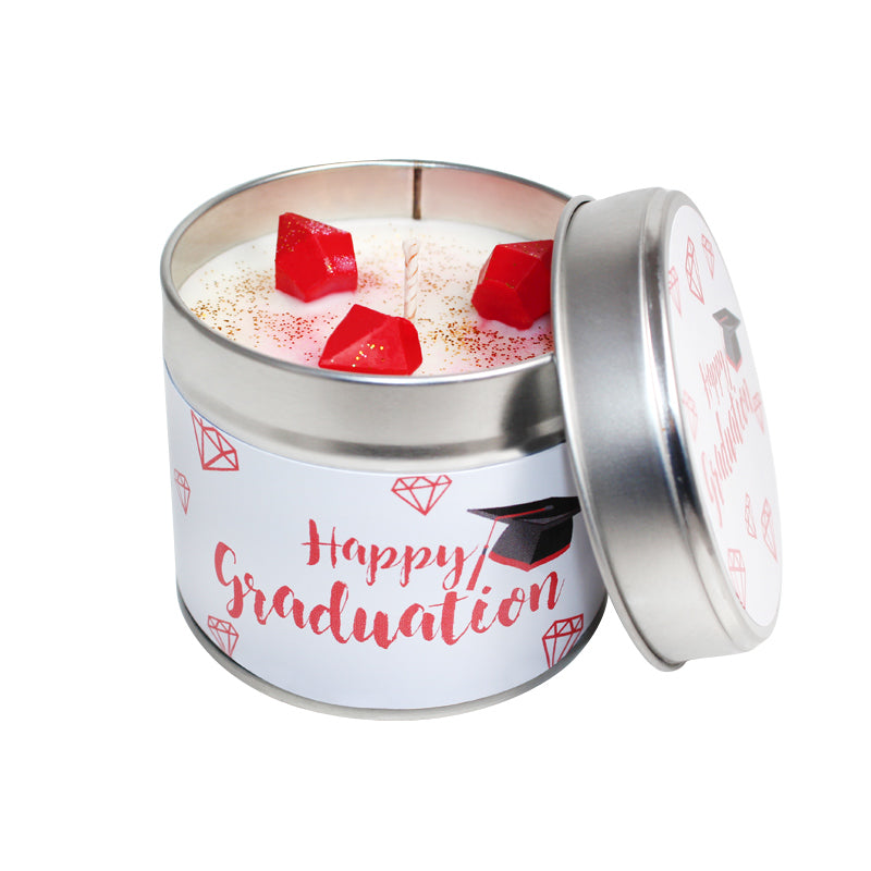Happy Graduation Soya Wax Candle Tin