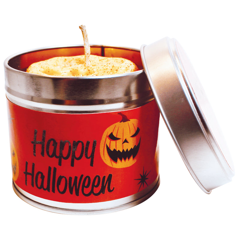 Happy Halloween Soya Wax Candle Tin