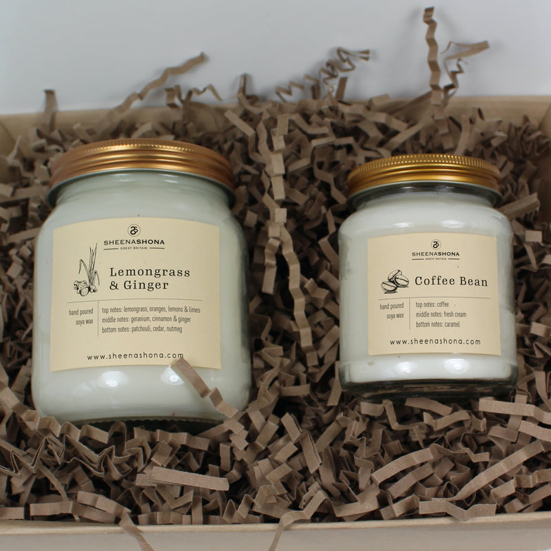 Lemon Verbena Scented Soya Wax Honey Jar Candle