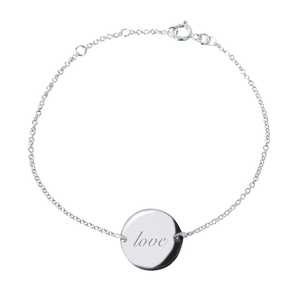 Sterling Silver Love Bracelet