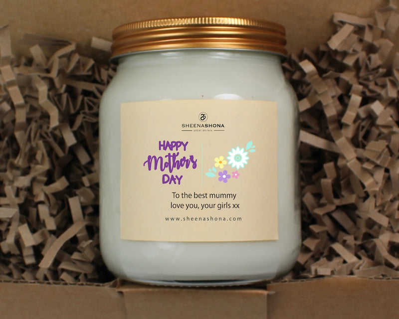 Happy Mother's Day Soya Wax Honey Jar Candle