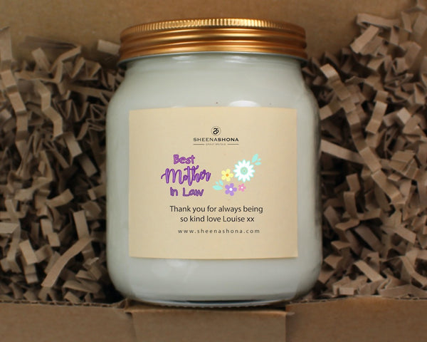 Best Mother In Law Soya Wax Large Honey Jar Candle