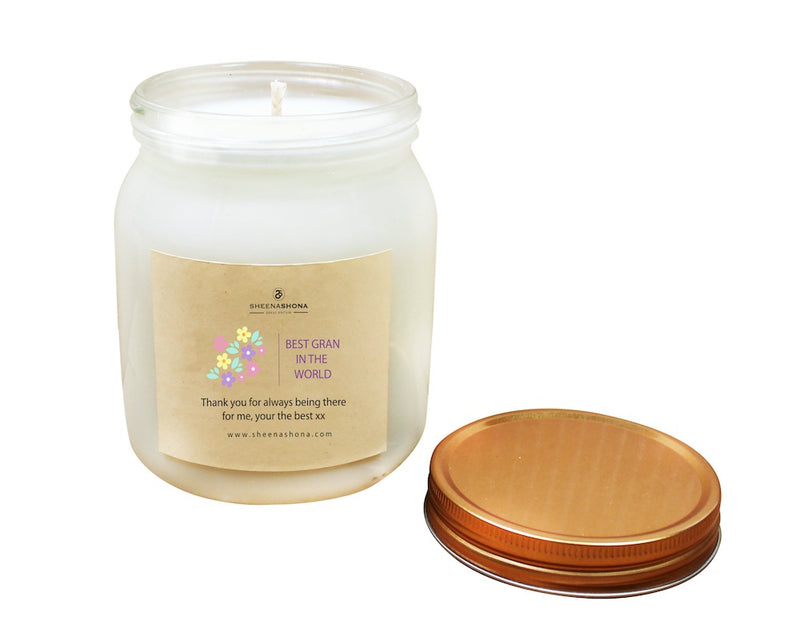 Best Gran In The World Soya Wax Large Honey Jar Candle