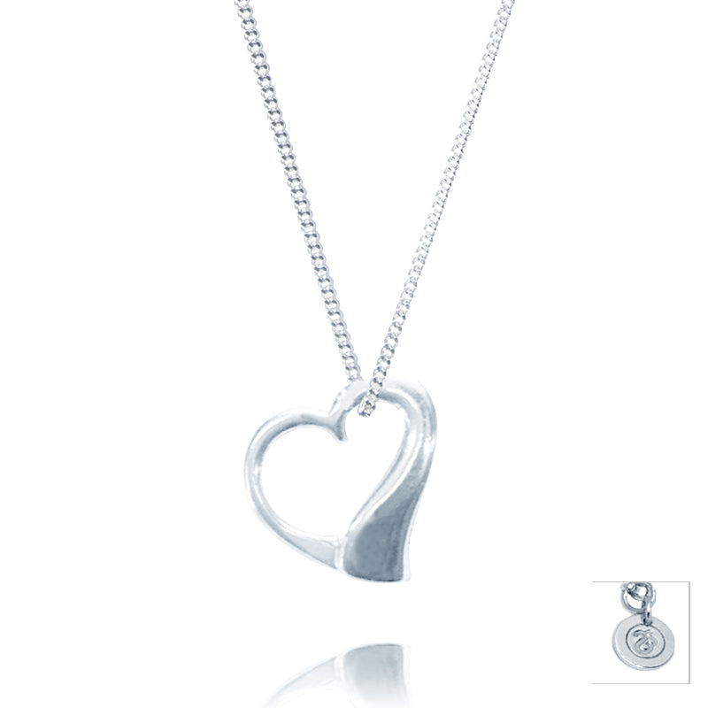 Sterling Silver Large True Love Pendant