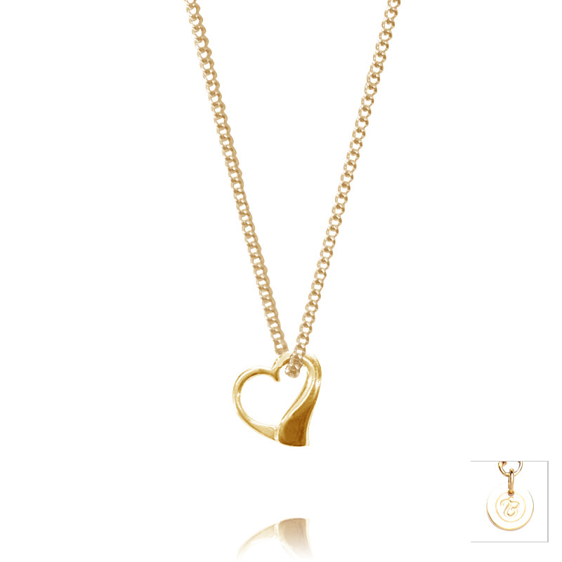 9ct Yellow Gold True Love Pendant