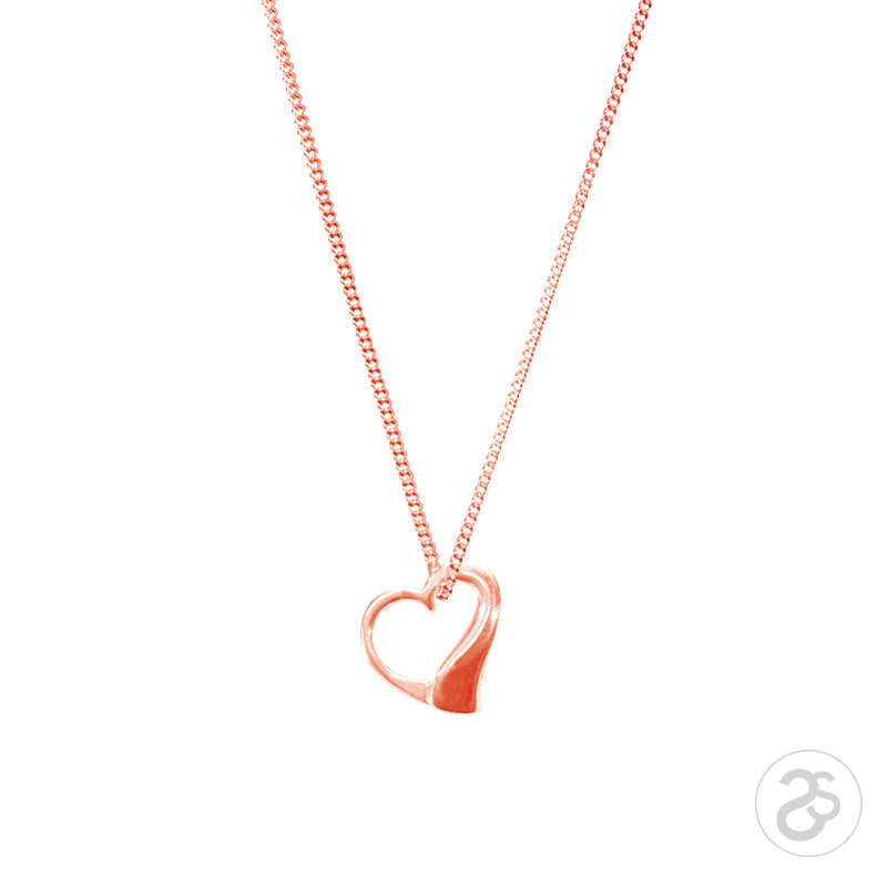 9ct Rose Gold True Love Pendant