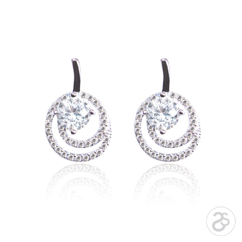 Sterling Silver New York Spiral Earrings