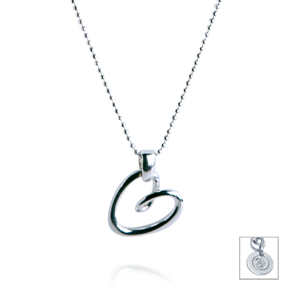 Sterling Silver Love Heart Pendant