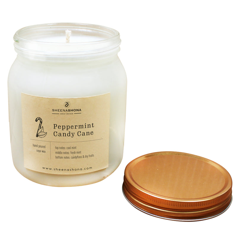 Peppermint Soya Wax Large Honey Jar Candle