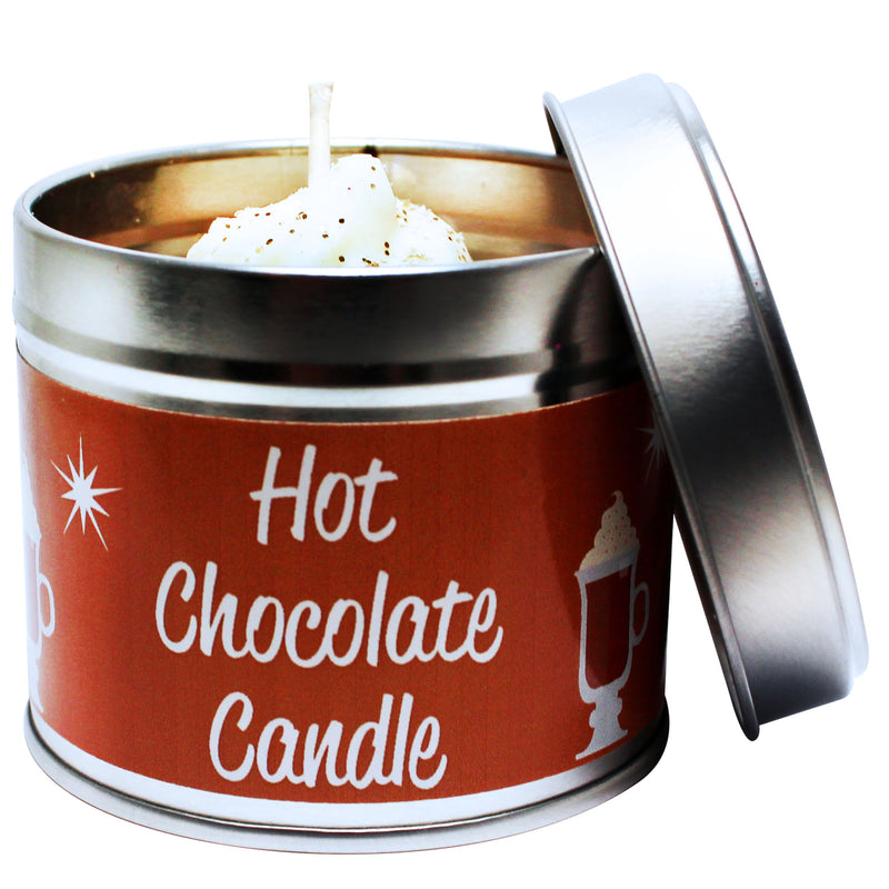 Hot Chocolate Soya Wax Candle Tin